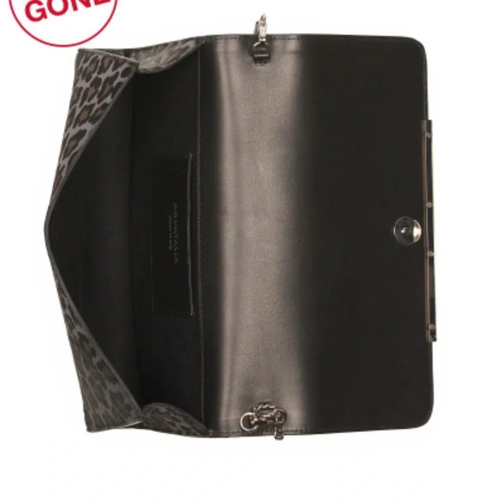 Aquatalia Leopard Clutch